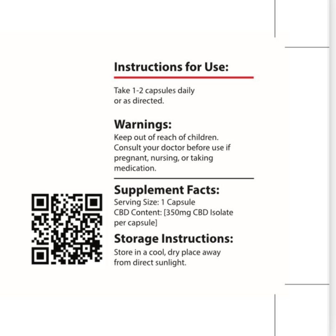 Ultra-Potent 350mg CBD Capsules – 10,500mg Total CBD - Image 5